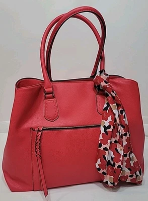 Bolso de mano bandolera Kelly & Katie Peach/rojo para computadora portátil nuevo con etiquetas  Foto 1 de 4