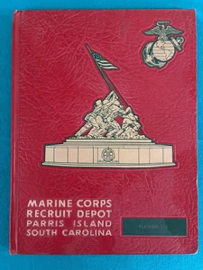 1964 Marine Corps Recruit Depot Year Book Parris Island Platoon 112 USMC - Picture 1 of 2