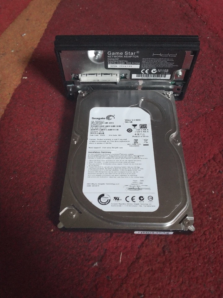 500 gig ps2 (psx hdd) & hdd adaptor for ps2 phat consoles plug n play - Image 1 of 1