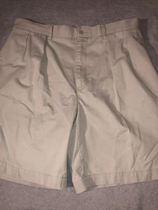 Polo Ralph Lauren Chino Shorts Men’s Size 36 Khaki Pleated - Picture 1 of 8