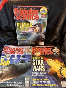 LOT of 3 “Popular Science” Magazine November,May, April 1999 Stephen Hawking 36 - Picture 1 of 10