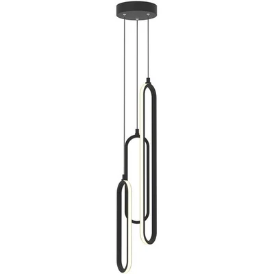 AFX Inc. SIEP99LAJD1BKRND3 Sienna LED 6 inch Black Pendant Ceiling Light - Image 1 of 2