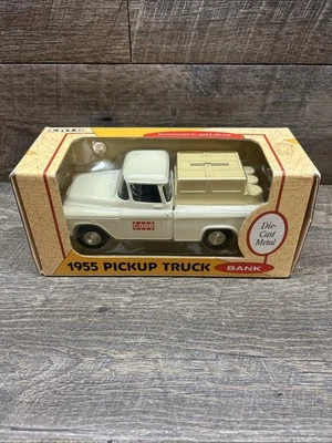 ERTL 1955 Chevy Pickup Truck Bank with "CASE" Logo Model #4626 in original box - Image 1 of 4