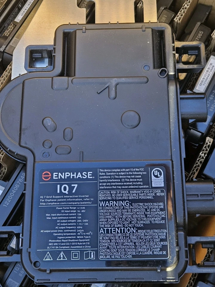 Microinversor Enphase IQ7 IQ7-60-2-US Nuevo Foto 1 de 4