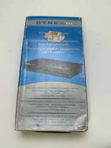 Dynex 4-Device Component Video Selector Switch: Model DX-CVS4 & Remote - Picture 1 of 4