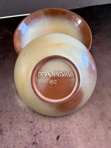 Set of 4 Frankoma 4Z Bowls – 6.5” Vintage Brown Pottery – Excellent Condition - Picture 1 of 1