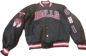 NBA CHICAGOBULLS Patch Bomber Jacket PROSTANDARD Size Medium - Picture 1 of 11