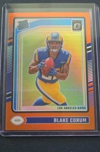 2024 Panini Donruss Optic - Rated Rookie Blake Corum #208 Orange Prizm /249 (RC) - Picture 1 of 1