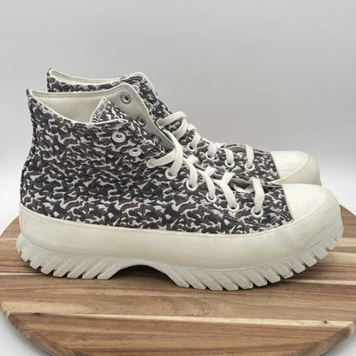 Converse All Star Lugged 2.0 High Platform M 10 W 12 Jacquard Sand Dune - Image 1 of 4