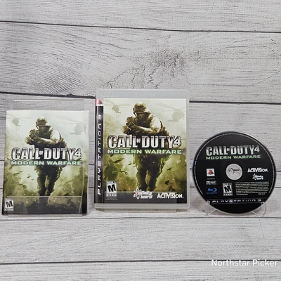 Call of Duty 4: Modern Warfare (Playstation 3, 2007)/w Manual Complete | Tested - Image 1 of 3