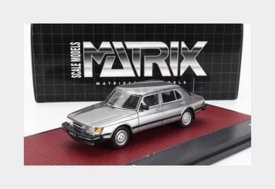 MATRIX SCALE MODELS MX41801-051 SAAB - 900 CD TURBO 1986 - GREY MET - 1/43 - Immagine 1 di 2