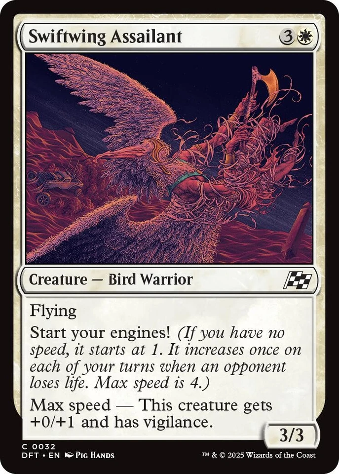 Swiftwing Assailant 32 NM Foil Aetherdrift MTG EN - Image 1 of 1
