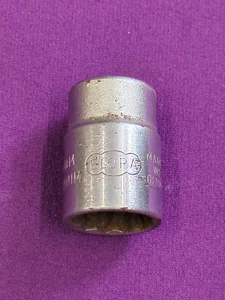 Vintage ELORA, 3/8" Drive, 12 Point, 9/16" AF,  Shallow Socket, Germany - Picture 1 of 7