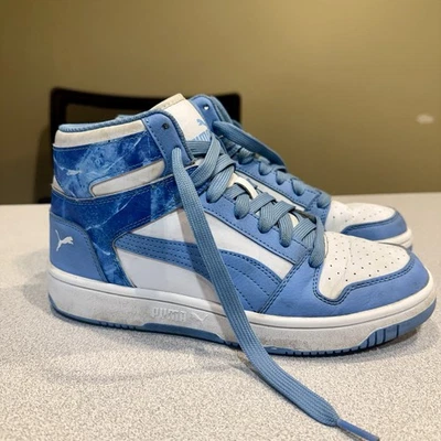 Zapatillas altas Puma Rebound Layup First azul escarcha blancas niño grande talla 7 EU 39 Foto 1 de 4