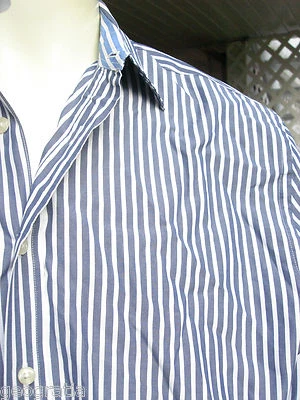 Рубашка GANT Long Beach Poplin Regular Fit в полоску с контрастными внутренними манжетами размер XL - Изображение 1 из 4