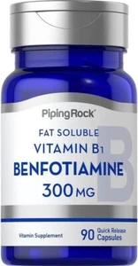 Benfotiamine Benfotiamina 300mg 90caps DIABETES FATIGA CRONICA, - Imagen 1 de 6