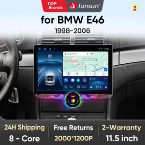 Radio de coche Android 13 Apple Carplay GPS RDS Navi WiFi para BMW Serie 3 E46 M3 Rover FM - Imagen 1 de 13