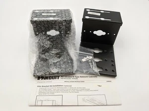 Panduit PAN-NET NVPDUB POU Brackets N Type Cabinet Rack Hardware Pair Aluminum - Picture 1 of 12