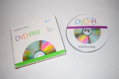 MEMOREX DVD+R 10 Packung/Dvd-Rw 5 Packung Neu (HFC52) - Bild 1 von 2