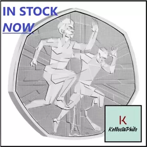 2024 Team GB 50p moneta olimpica da 50 pence brillante non in circolazione - in stock ORA - Foto 1 di 2