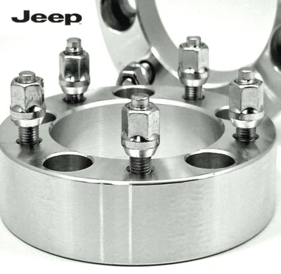 4 Pc JEEP SCRAMBLER Wheel Adapter Spacers 5x5.50 1.50 Inch With Lugs # 5550C1/2 - Image 1 of 4