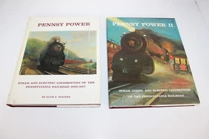Pennsy Power I and II by Alvin F Stauffer - Locomotives - 1983, 1989 HCs 2 books - Picture 1 of 5
