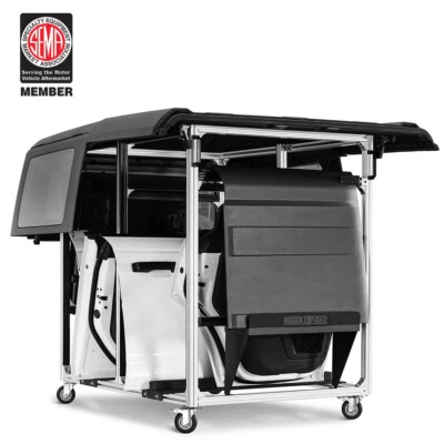 Door Holder Hardtop Storage Cart Rack Fit Jeep Wrangler TJ JK JL JT&Ford Bronco  - Image 1 of 4