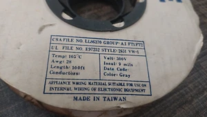 17meters cable CSA E97252 STYLE 2651 VW-1 300V 28 AWG 300V FLAT RIBBON CABLE - Picture 1 of 3