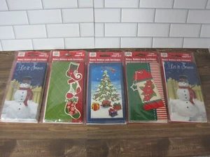 Money Holder Christmas Cards Lot of 5 Packages 40 Cards - Picture 1 of 5
