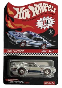 Hot Wheels RLC Club Exclusive 2005 Club Car Chrome Olds 442,Die Cast,(B240) - Picture 1 of 5