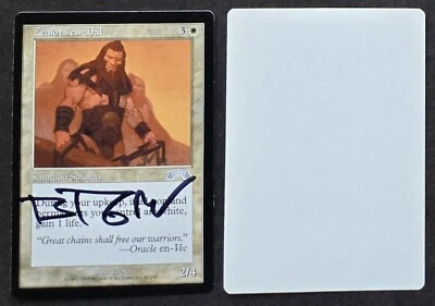 Signed MTG Magic Brom Artist Proof _ Exodus _ ZEALOTS EN-DAL _ VHTF 1/50! - Image 1 of 2