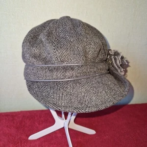 Damen - Schirmmütze / Kappe / Ballonmütze v. Suzy Smith London Gr. ca. 57 cm - Bild 1 von 4