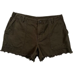 Newport News Shorts Women's Jeanology Collection Cut Offs Pockets Green 12 - Picture 1 of 13