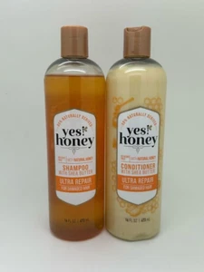 Yes Honey Shampoo & Conditioner Natural Honey (With Shea Butter) 16 Fl oz Each - Picture 1 of 5