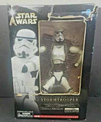 KOTOBUKIYA/ARTFX 星球大战 STORMTROOPER 1/7 塑料套件 状况完好 2005 — 第 1/4 张图片