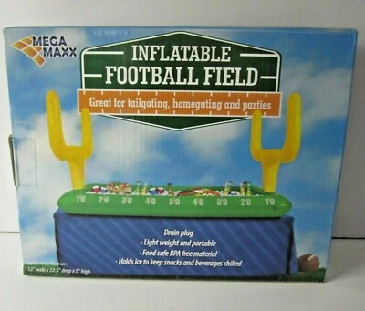 Надувной бар для сервировки футбольного поля Tailgate Super Bowl вечеринка лед прохладные напитки  - Изображение 1 из 3