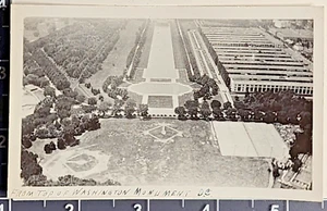 1930s Photo Top Of Washington Monument Aerial View D.C. - Picture 1 of 2