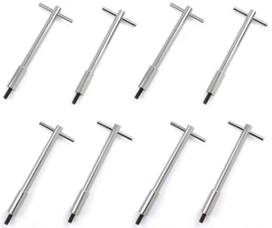 BRAND NEW CHROME STEEL T-BAR VALVE COVER NUTS,8CT,5/16"-18 X 1-1/2",5-3/8" LONG - Bild 1 von 1