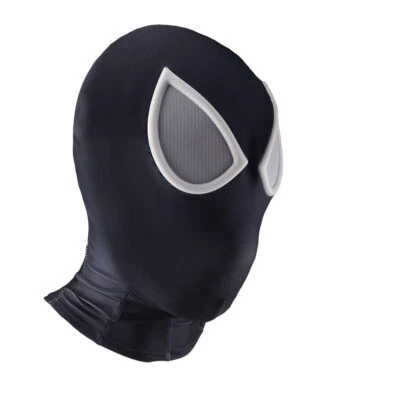 BLACK Future Foundation Spider-Man Mask Cosplay Costume Halloween Prop Adult/Kid - Image 1 of 4