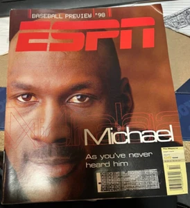 ESPN MAGAZINE----MICHAEL JORDAN COVER------APRIL 6 1998 - Picture 1 of 1
