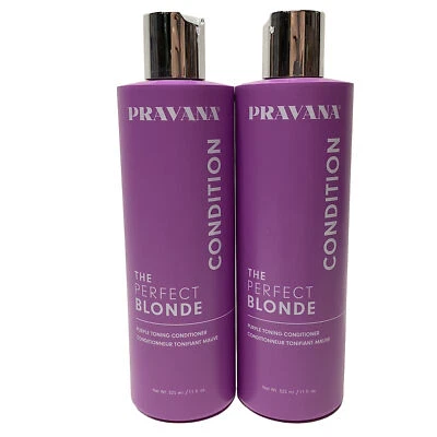 Pravana The Perfect Blonde Purple Toning Conditioner 11 fl oz Lot Of 2 - Image 1 of 4