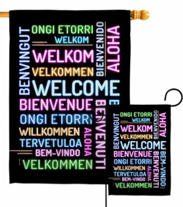 Best Welcome Garden Flag Sweet Home Expression Decorative Gift Yard House Banner - Picture 1 of 17