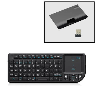 Rii Mini X1 2.4G Mini Wireless Keyboard Touchpad for PC Smart TV Android TV Box# - Image 1 of 4