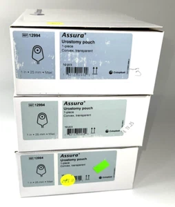 30 Coloplast 12994 Convex 1-Piece Urostomy Pouches 3 Boxes! Expires 2026 - Picture 1 of 4