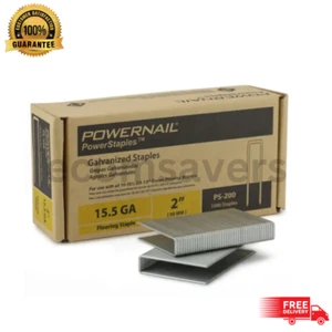 2-inch Hardwood Flooring Staples - 15-1/2 Gauge Steel, 1000-Pack NEW - Picture 1 of 3