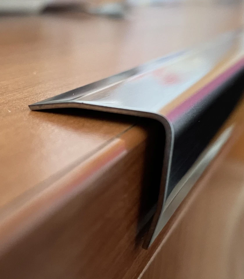 Kit 4 Pz Profilo Angolare Inox 20x20 Lunghezza 1 Mt  - Immagine 1 di 2