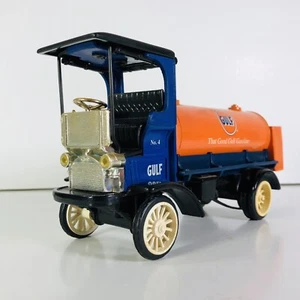 Gulf Gasoline 1910 Manhatten Tanker Ertl Bank No.4 Mack Rare Vintage Diecast - Picture 1 of 12