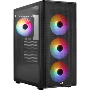 Aerocool Designer-G-BK-v2, Tower-Gehäuse, schwarz - Bild 1 von 8