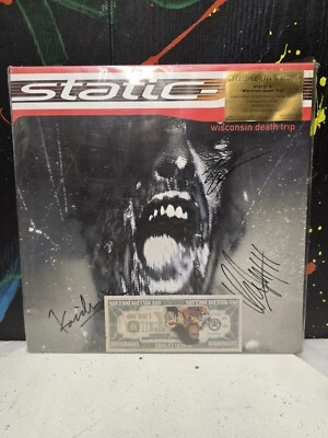 Static-X Wisconsin Death Trap Vinyl LTD ED. #/1500 Autographed Tony,Ken,Koichi - Image 1 of 4
