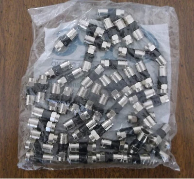 PPC EX6 Compression Connector Short - RG6 Fitting bag of 50 - Image 1 of 4
